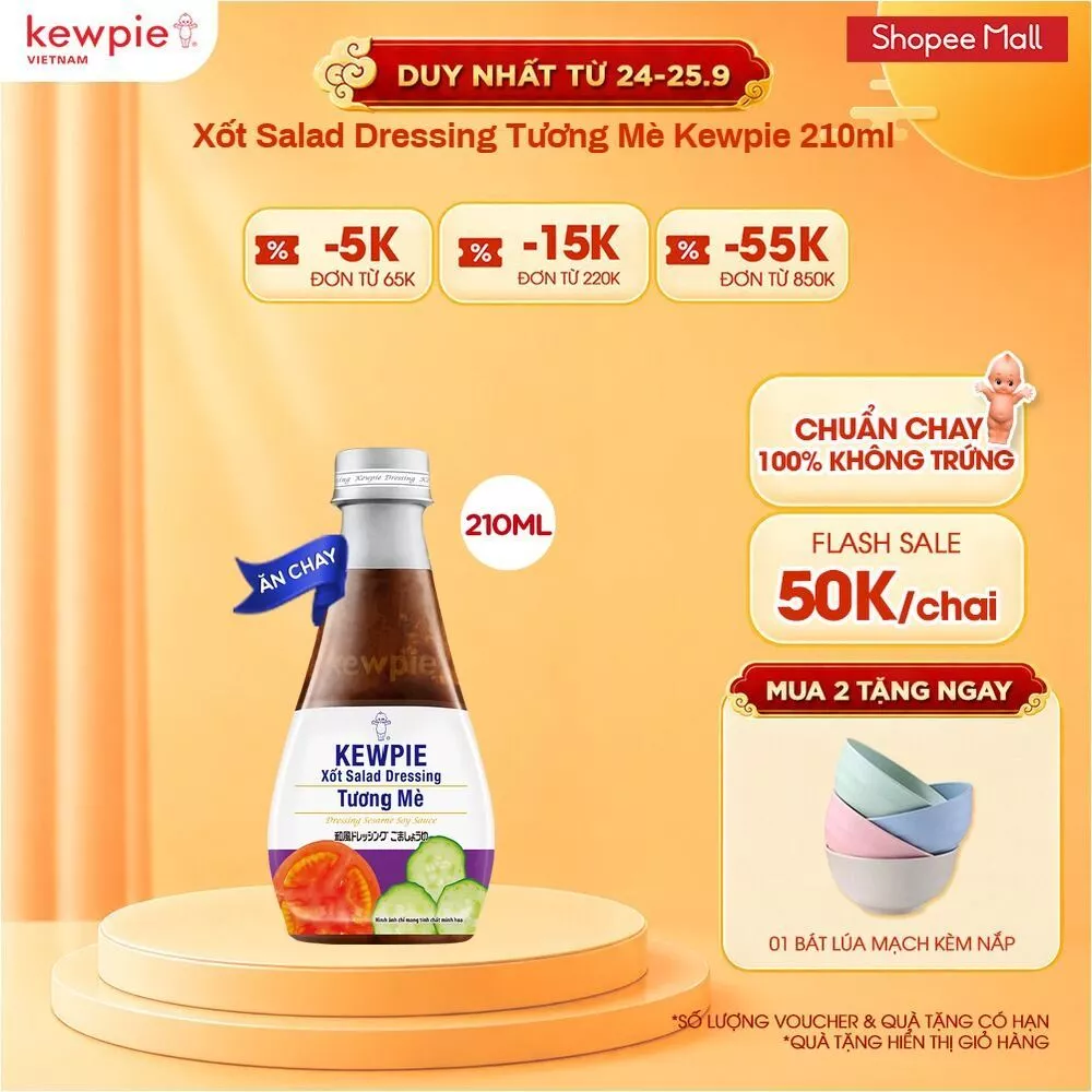 Xốt Salad Dressing Tương Mè Kewpie 210ml