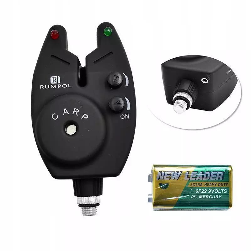 < Activee > Báo động cắn câu cá di động để nhắc nhở thiết bị câu cá Đèn LED báo đẹp