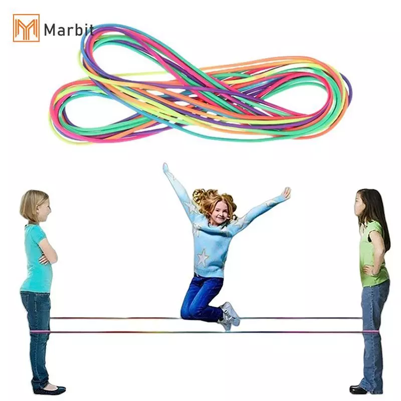 [Mar-T] 1 Đồ chơi tập luyện dây nhảy cho trẻ em 5-10m Dây nhảy Dây cao su Đồ chơi chuyển động Nhảy tập luyện Tập thể dục Quà tặng cô gái Nylon