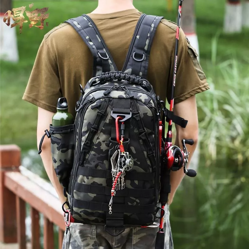 Túi Đeo Vai Lures Fishing Túi Đa Năng Túi Chéo Túi Bụng Túi Hai Đáy Túi Chứa Cần Câu Thiết Bị Câu Cá Chuyên Dụng Cỡ Lớn