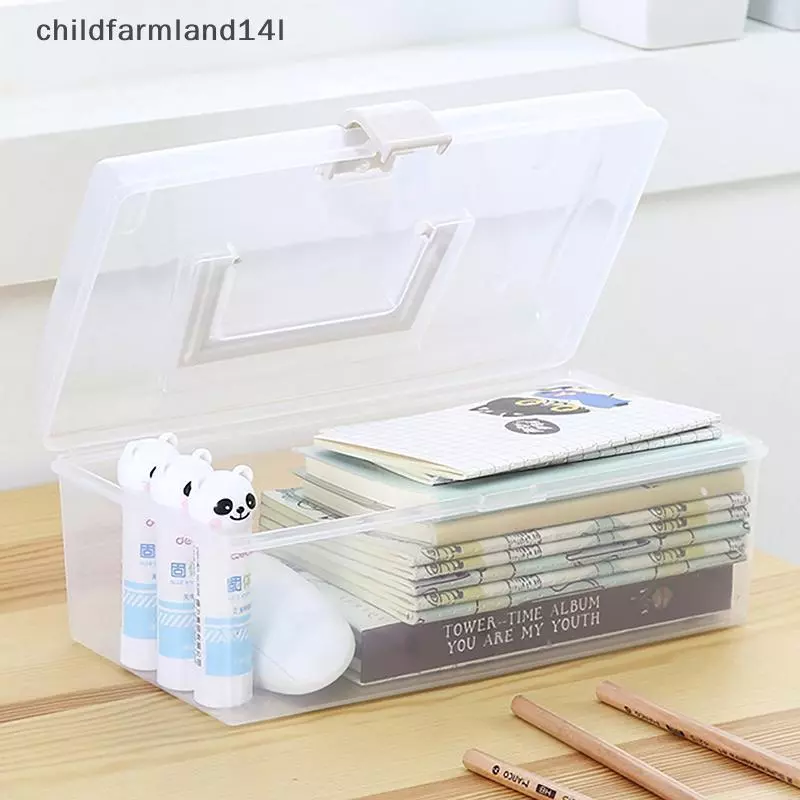Hộp Bảo Quản Mặt nạ Có Tay Cầm Hộ Gia Đình Chống Bụi Kín Hộp Dung Tích Lớn Chống Thấm Nước Chống Bụi Đồ lặt vặt Hộp Bảo Quản