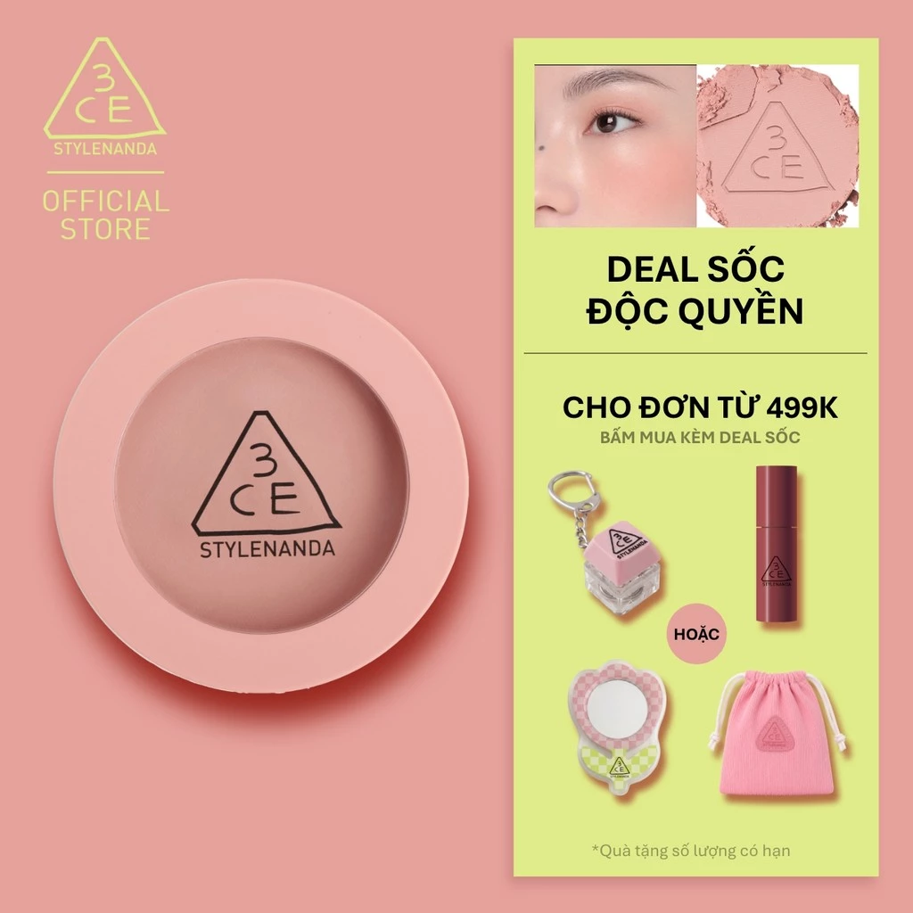 Phấn Má Hồng Mịn Lì 3CE Face Blush 5.5g