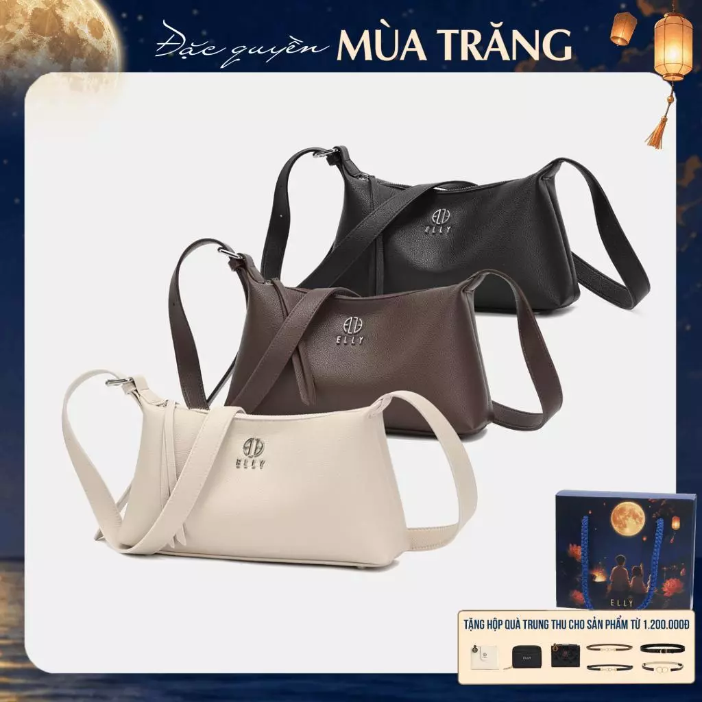 [TẶNG QUÀ TRUNG THU 599K] Túi xách nữ ELLY EL399 túi đeo chéo đeo vai thời trang cao cấp thanh lịch