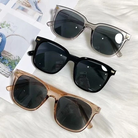Kính mát gọng vuông chống bức xạ phong cách retro thời trang hè dành cho nam nữ k28