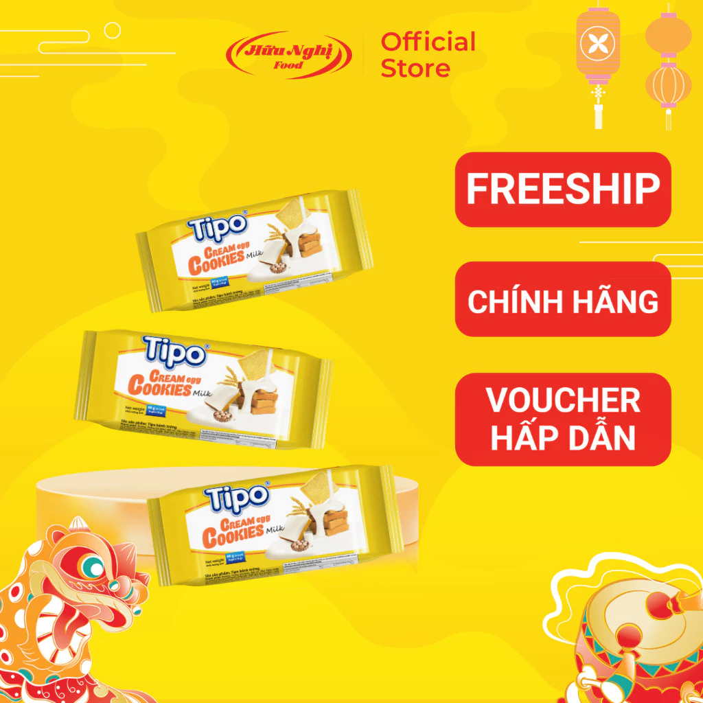 Bánh Trứng Nướng Hữu Nghị Tipo 60g