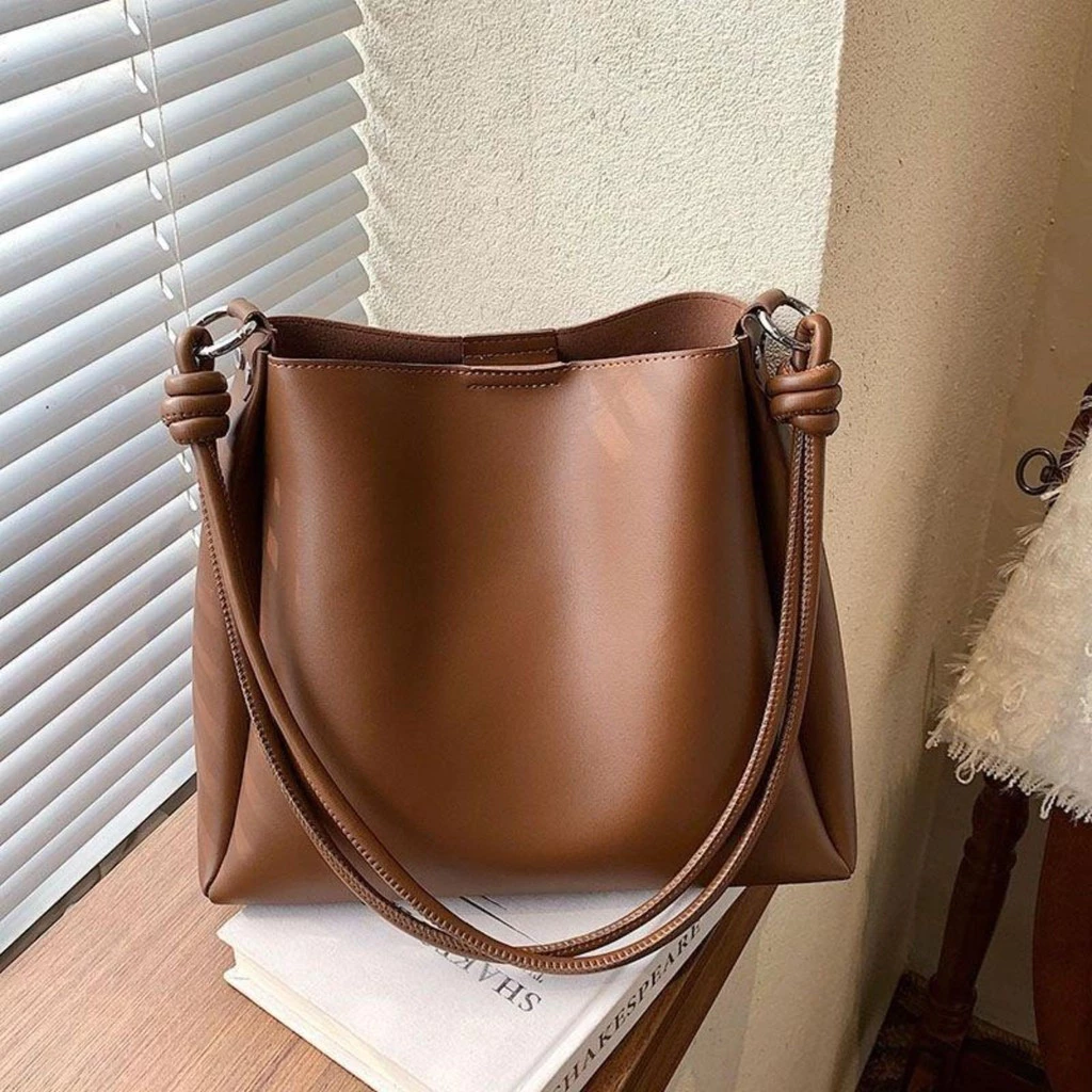 Túi Tote Da Đi Học Túi Xách Nữ Công Sở Bản To Đựng Vừa Laptop Tập Tài Liệu .  #S1242