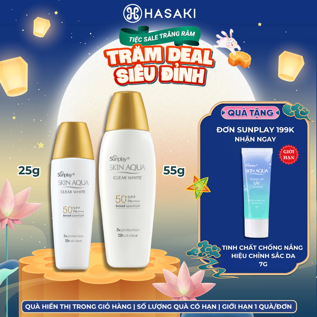 [DAILY] Sữa Chống Nắng Sunplay Skin Aqua Dưỡng Da Sáng Mịn Hasaki Sản Phẩm Chính Hãng