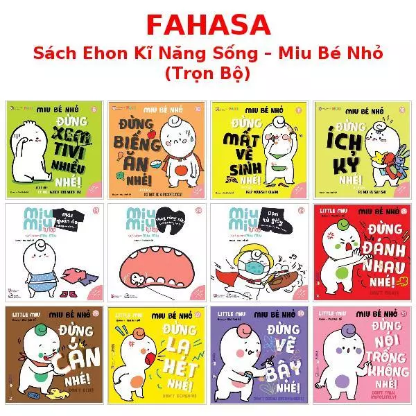 Sách Ehon Kĩ Năng Sống – Miu Bé Nhỏ (Trọn Bộ)