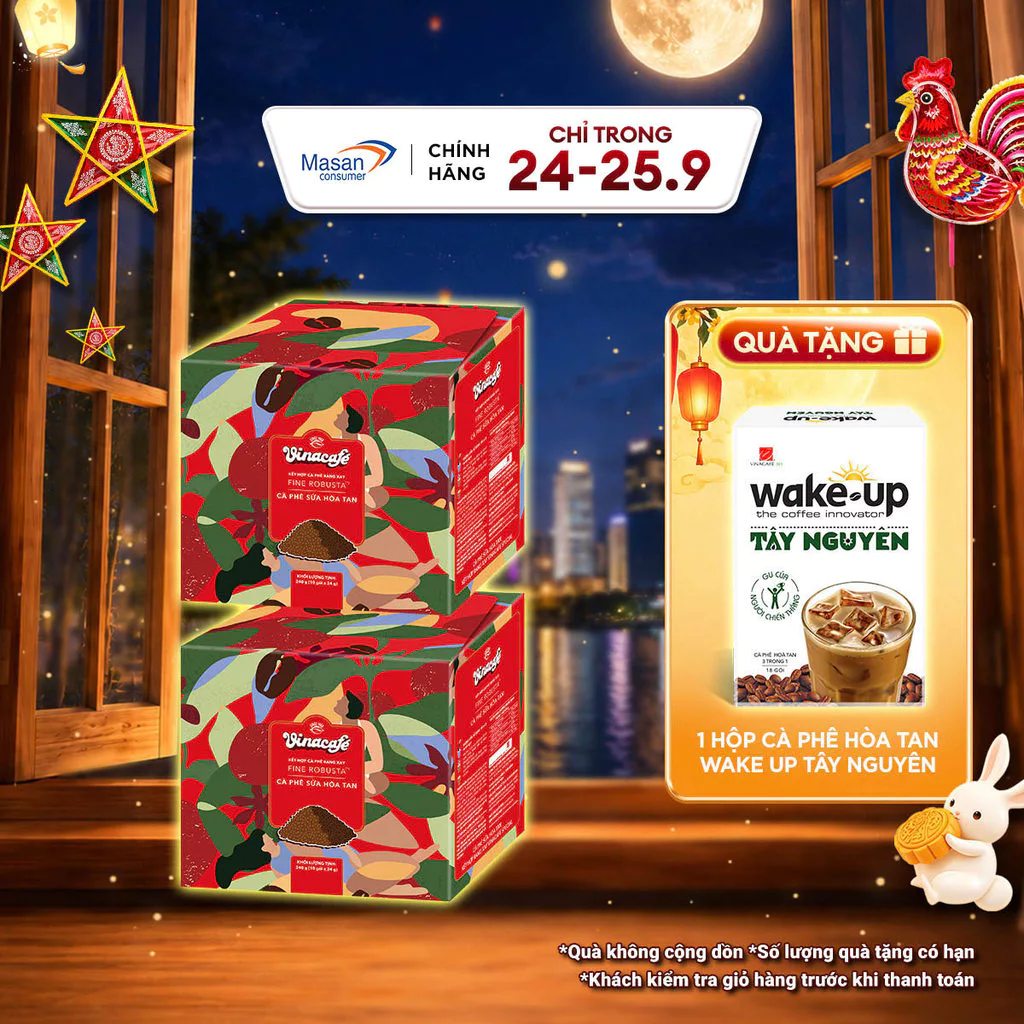 [Chọn loại] Cà phê sữa hòa tan kết hợp rang xay Vinacafe Special hộp x 10gói x 24gr