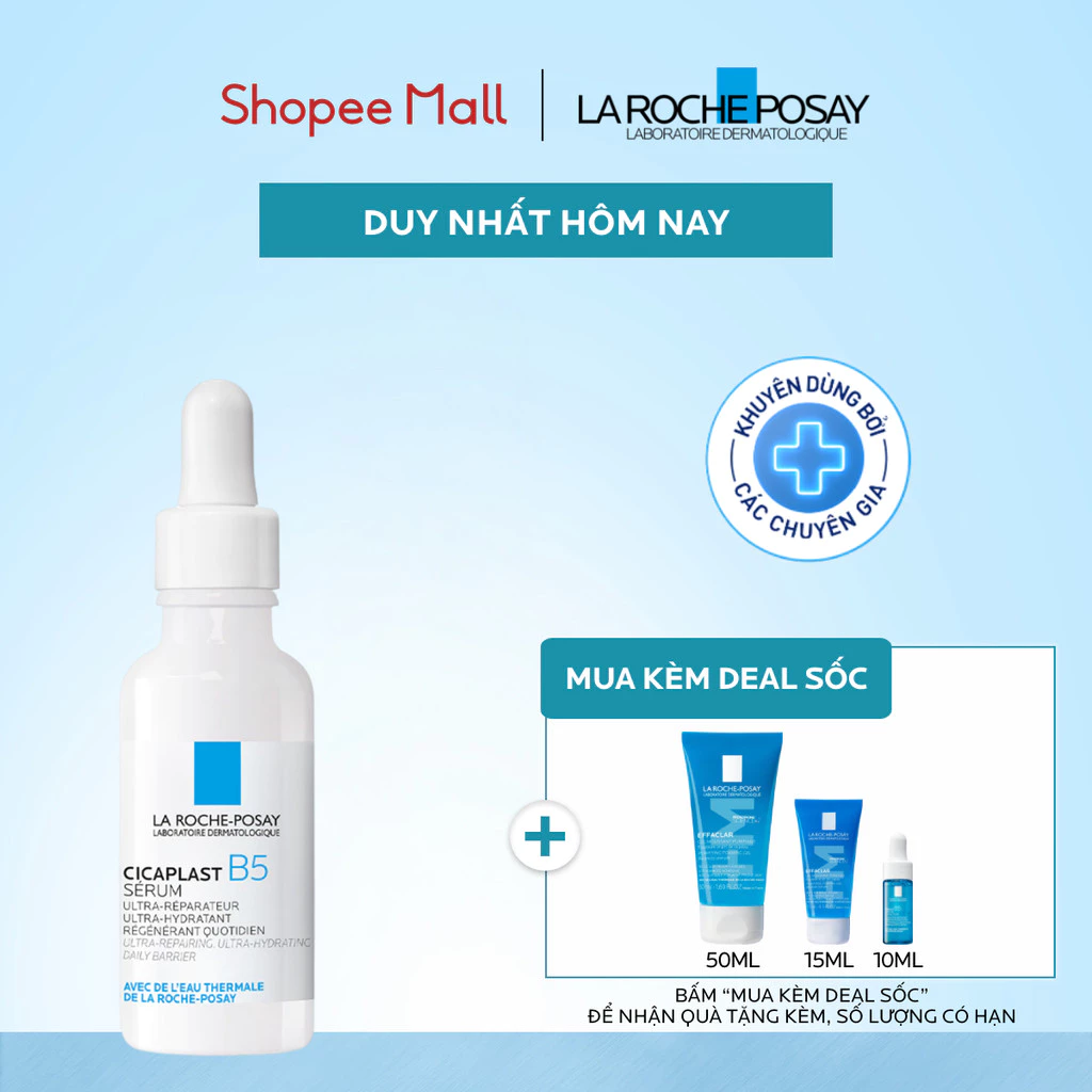 Tinh chất phục hồi La Roche-Posay Cicaplast B5 Serum 30ml