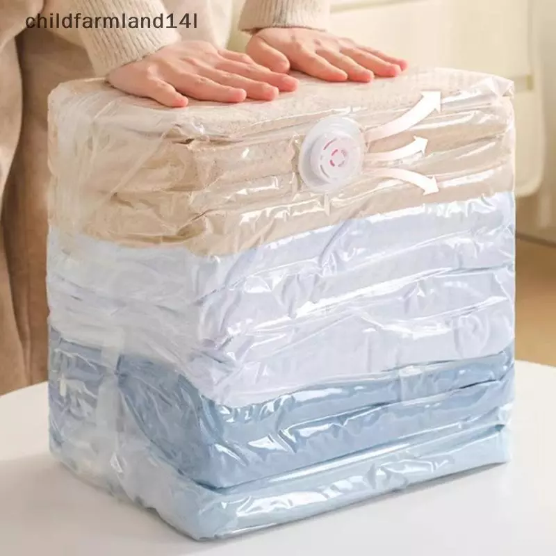 Túi Hút Chân Không Lớn Không Cần Bơm Nhựa Túi Bảo Quản Để Bảo Quản Quần Áo Chăn Nén Túi Rỗng Phụ Kiện Du Lịch