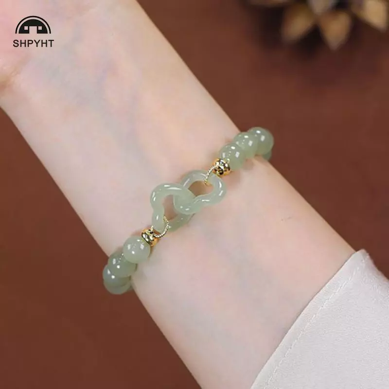 [SHPYHT] Vòng Tay Hạt Luy Dành Cho Nữ Tinh Tế Phong Cách Trung Hoa Trái Tim Bule Vòng Tay Vòng Tay Trang Sức Thời Trang Phụ Kiện Quà Tặng Mới