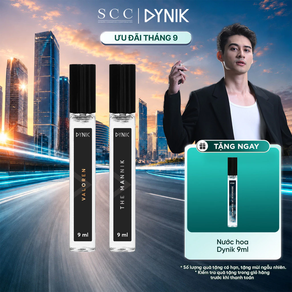 Combo 2 Chai Nước Hoa Nam Dynik 9ml - Nước Hoa Nam Chính Hãng Nhỏ Gọn Lưu Hương Lâu Cuốn Hút