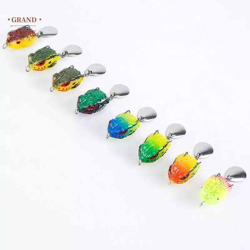 [INVN] Ếch sấm tầm xa Luya ngoài trời 2,5cm / 3g ếch mini hit bla phần mềm cóc ếch móc đôi tiếng ồn sequin Mới