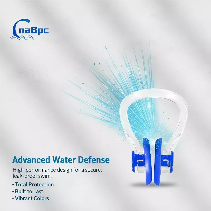 < CnaBpc > Kẹp mũi bơi bằng silicon có thể tái sử dụng chống trượt siêu thoải mái cho người lớn Trẻ em Lặn lướt sóng thể thao mới