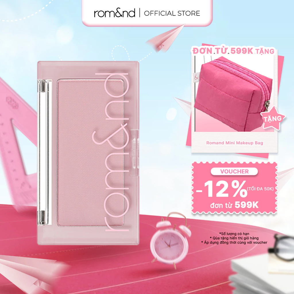 [Rom&nd] Phấn má hồng ngọt ngào Hàn Quốc Romand Better Than Cheek 3.8g