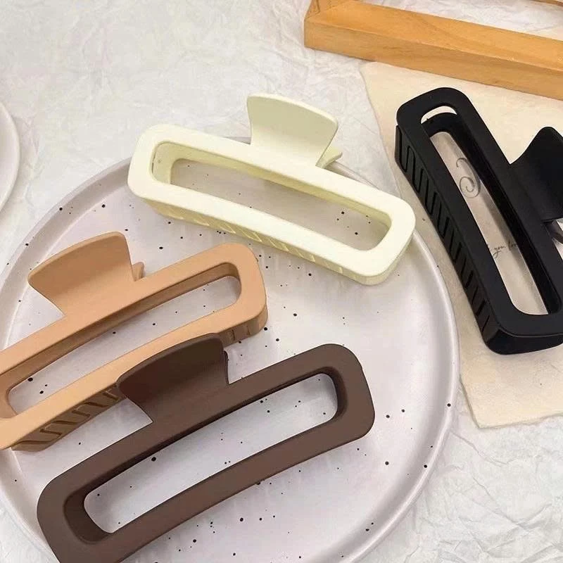 Kẹp Tóc Cá Mập Kẹp Tóc Càng Cua Hình Vuông Phong Cách Hàn Quốc Dành Cho Nữ