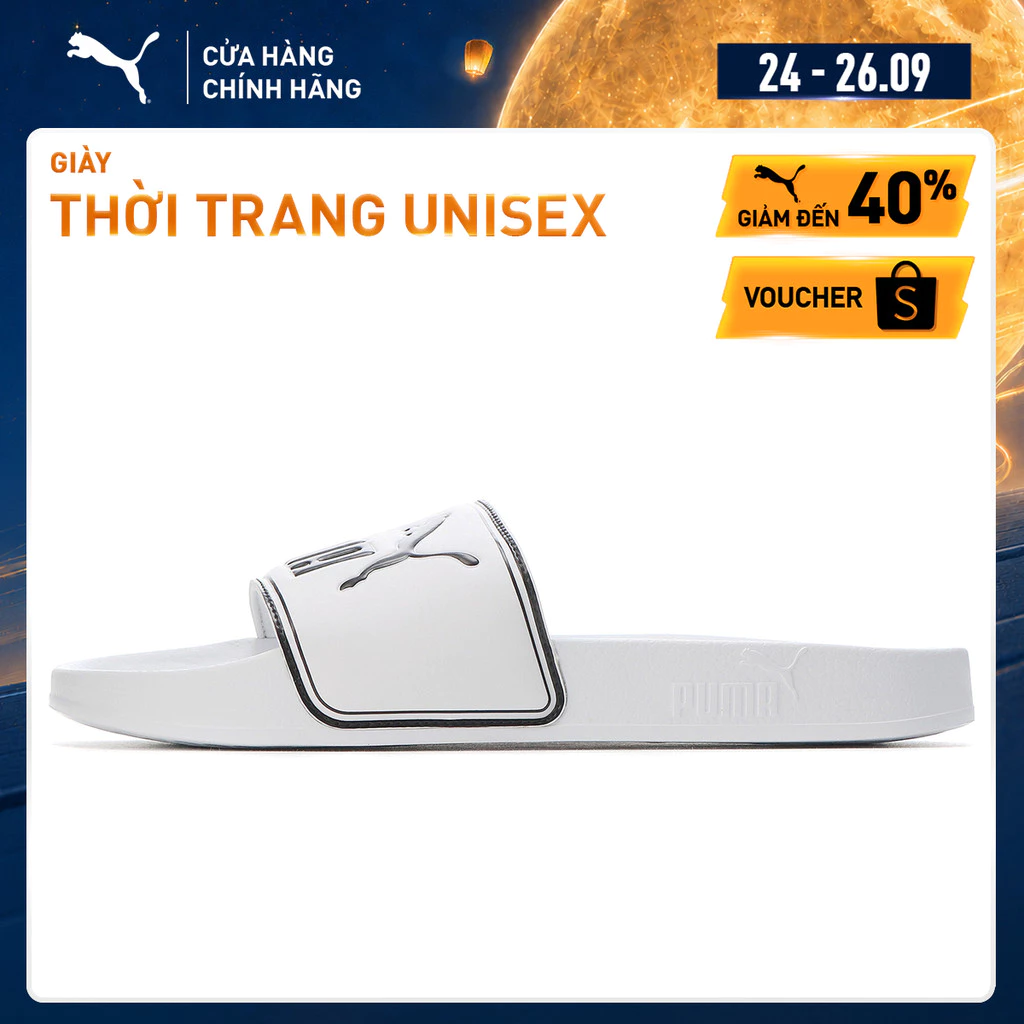 Dép quai ngang PUMA Unisex Leadcat Slide Màu Trắng