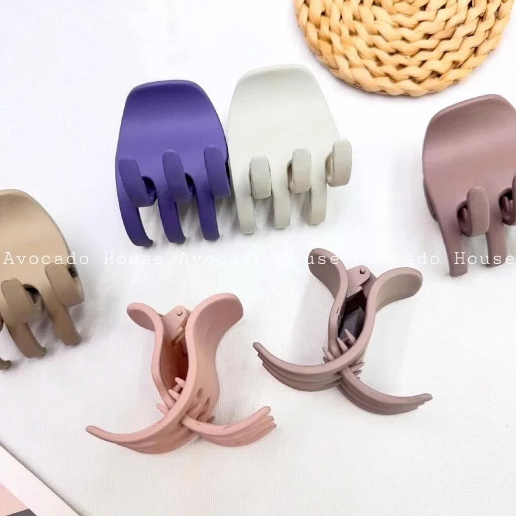 Kẹp Càng Cua HGVN Kẹp Tóc Càng Cua 6 Răng Hàn Quốc Size TO #KT21