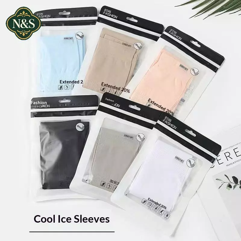 NS 1 Cặp Nén Tay Áo Nam Nữ Ngoài Trời Chống Tia UV Bao Tay Bóng Đá Bóng Rổ Mùa Hè NS