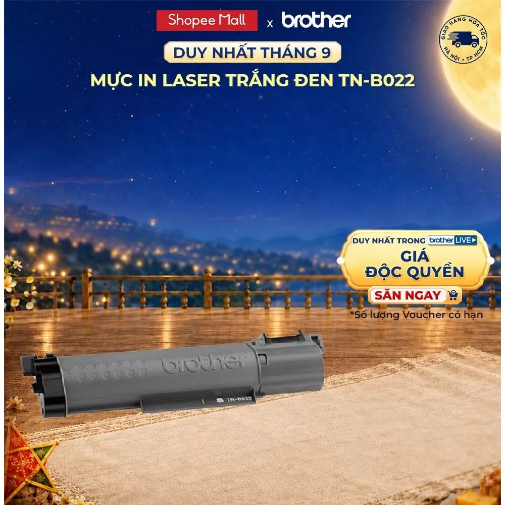 Mực in laser 2,600 trang Brother TN-B022