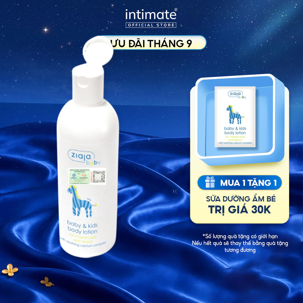 Sữa Dưỡng Ẩm Làm Mềm Bảo Vệ Toàn Thân Cho Trẻ Từ 1 Tháng Tuổi Ziaja 300ml