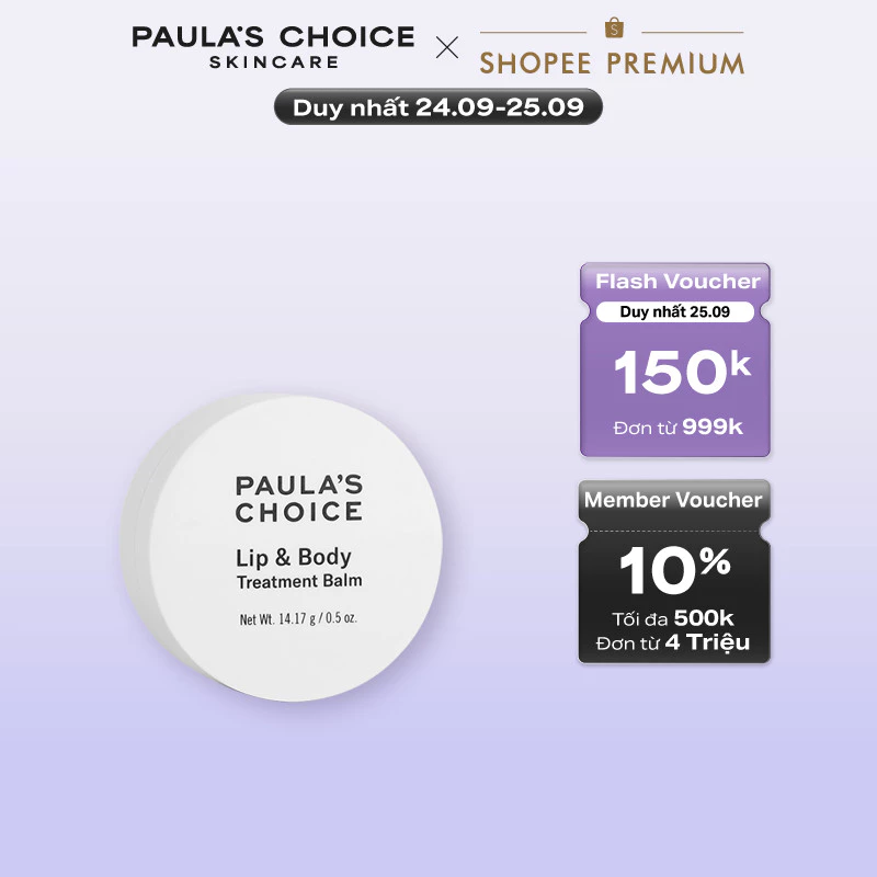 Sáp dưỡng ẩm chống nẻ Paula's Choice Lip & Body Treatment Balm 14.17g 5500