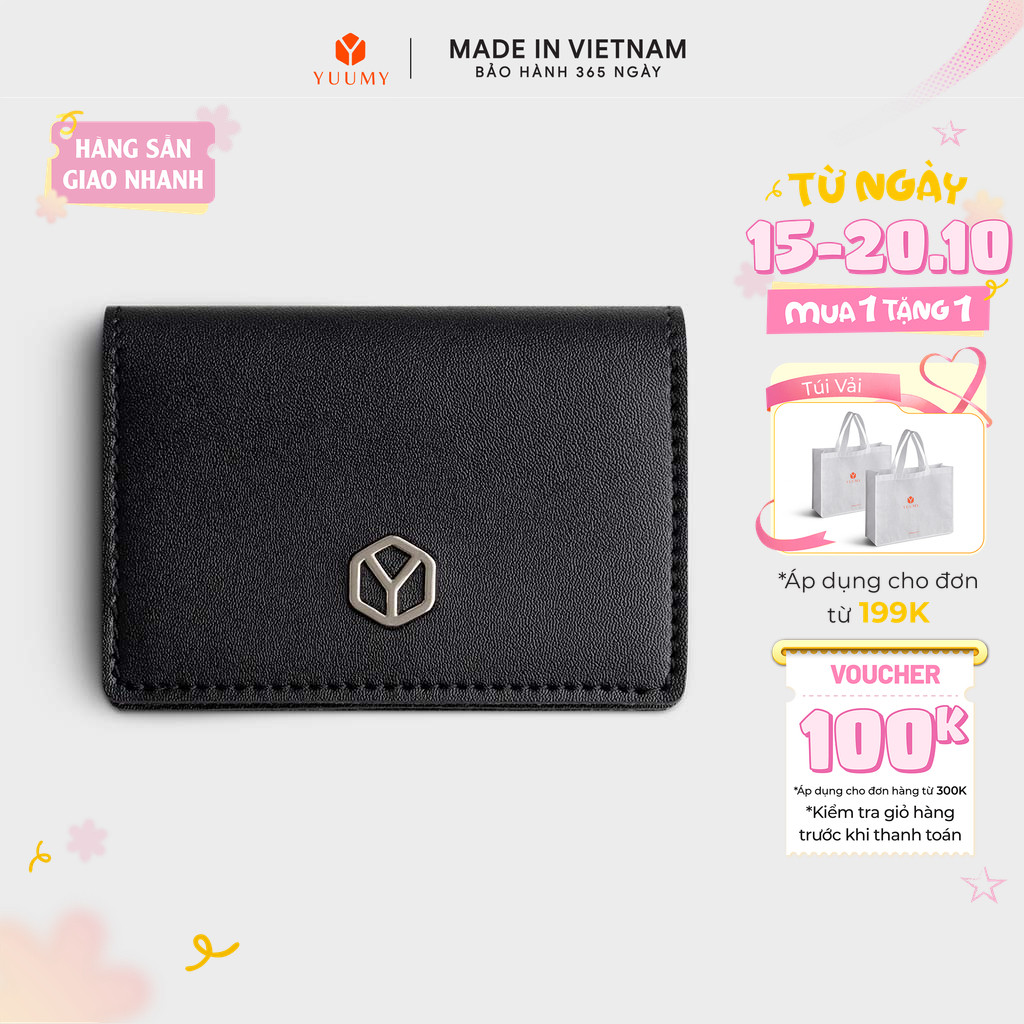 Ví Yuumy (Thời trang nữ cầm tay mini đựng thẻ - Ví da Seasand YV115)