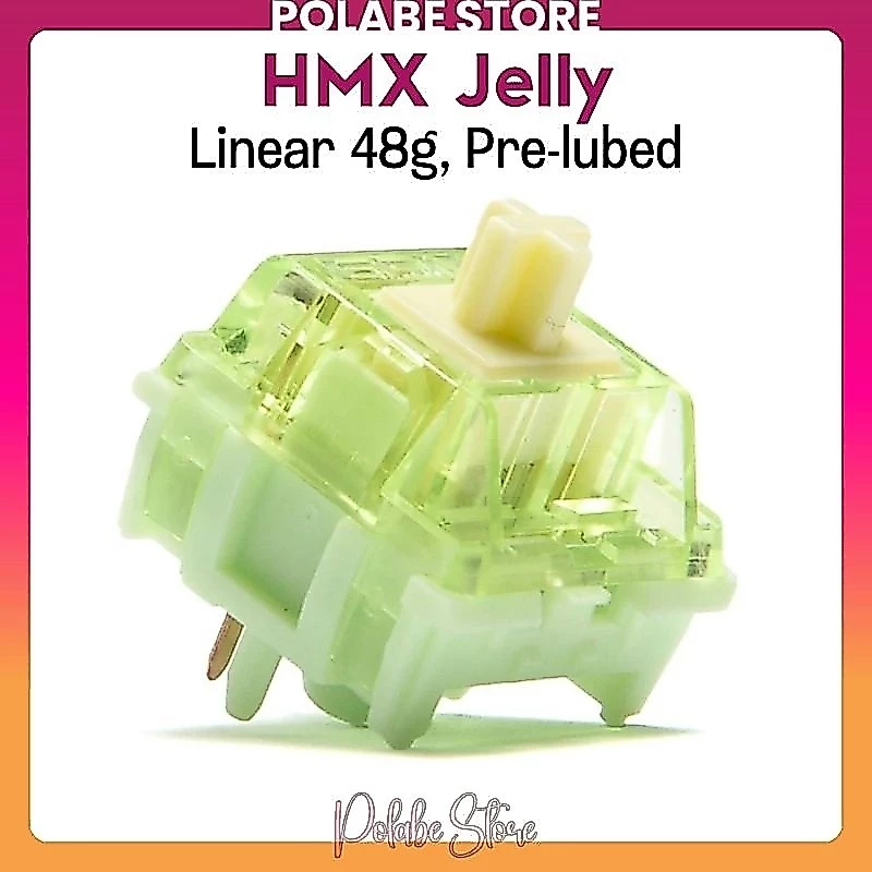 Switch HMX Jelly Linear Switch Bàn Phím Cơ switch HMX Prelube gõ mượt Polabe Store