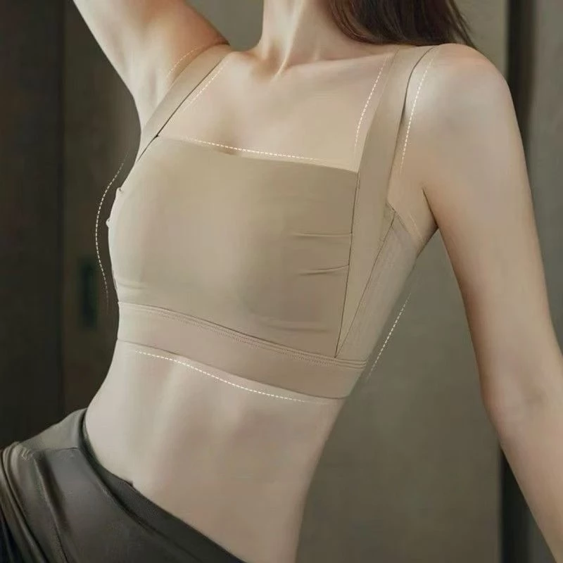 Áo ngực liền mạch dành cho nữ, nhỏ gọn cho vòng một lớn, kiểm soát ngực bên hông, chống chảy xệ, chống sốc, mặc được áo
