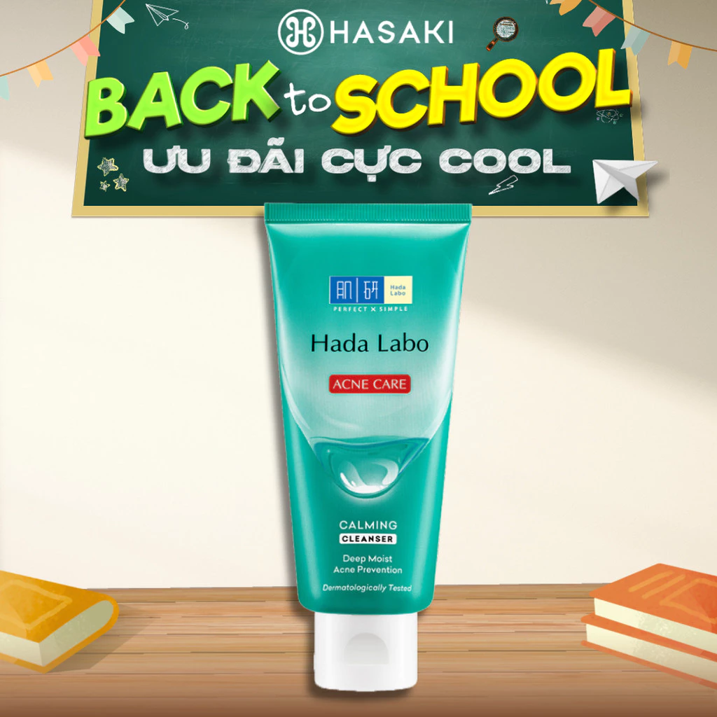 [DAILY] Kem Rửa Mặt Hada Labo Cho Da Mụn Và Nhạy Cảm 80g Hasaki Sản Phẩm Chính Hãng