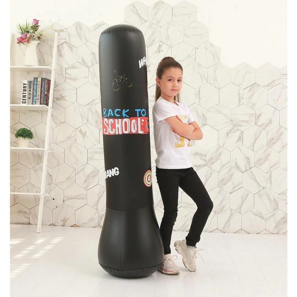 Trụ đấm bốc tự cân bằng cho trẻ em, bao cát không ngã, nhiều bộ combo lựa chọn