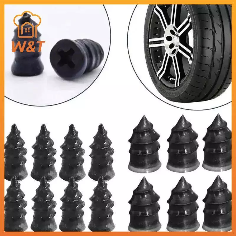 [W & T] Bộ thủng lốp bằng kim loại bền 20 chiếc Vít và móng tay cho lốp chân không Sửa chữa Qui đa năng Mới