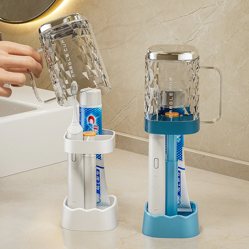 [Sản phẩm mới] Cốc nước súc miệng Bàn chải đánh răng Giá đỡ cốc ký túc xá sinh viên Bộ kệ bàn chải đánh răng điện gia dụng Giá đỡ bàn chải răng Máy rửa xi lanh đánh
