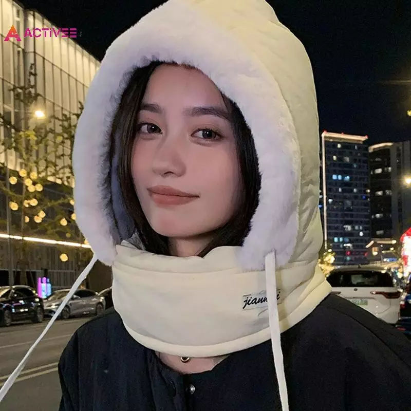 < Activee > Khăn giữ nhiệt thời tiết lạnh Mũ trùm đầu chống gió mùa đông sang trọng Ne Ấm hơn Mặt nạ trượt tuyết cho các hoạt động ngoài trời Đẹp