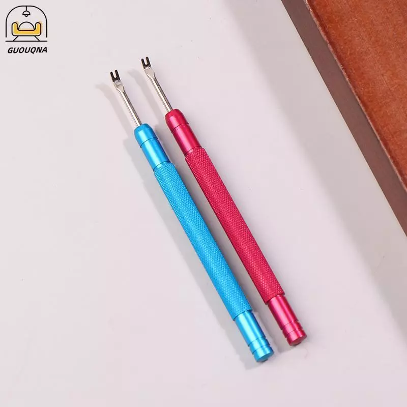 GUOUQNA 2 Chiếc Đồng Hồ Tẩy Tay Đồng Hồ Bằng Tay Loại Bỏ Kim Dụng Cụ Nâng Hợp Kim Thép Đồng Hồ Công Cụ Sửa Chữa Phụ Kiện Cho Đồng Hồ