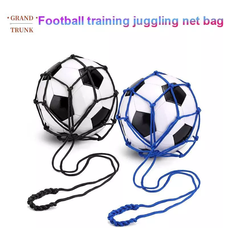 [INVN] 1 Bóng Đá Thanh Niên Tự Huấn Luyện Ki Net Thơ Thể Thao Ngoài Trời Chuyên Nghiệp Túi Nylon Bóng Rổ Bóng Đá Túi Đựng Lưới Mới