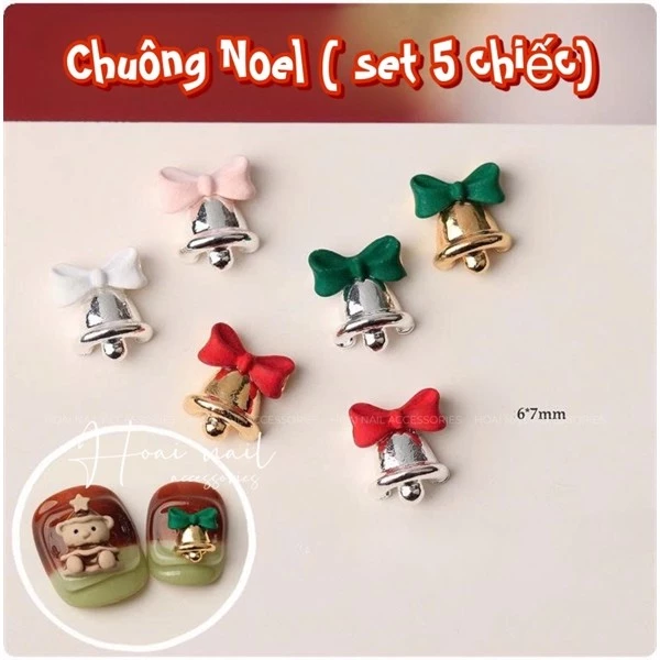 Set chuông Noel ( 5 chiếc/ set)