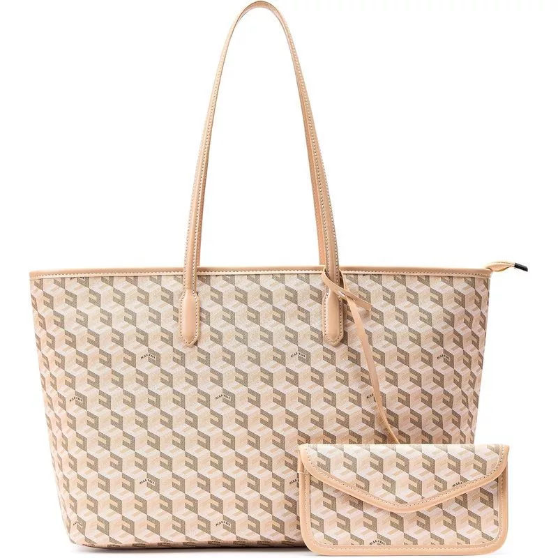 KALIDI 3D Cube Tote Túi Cubic Garden Monogram In Da Nữ Cuối Tuần Túi Mua Sắm Túi Xách Ví Có Tay Cầm Trên