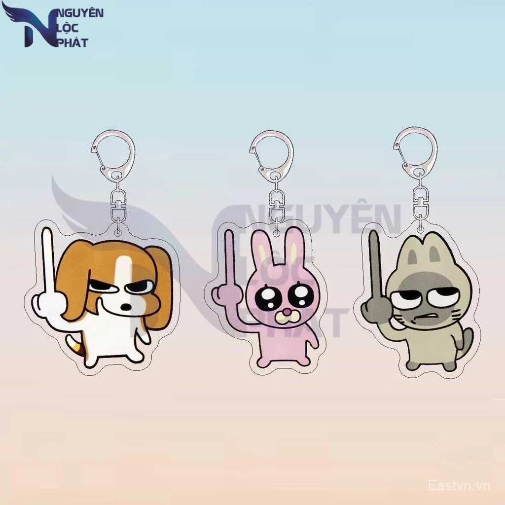 [Mặt Dây chuyền] Móc khóa Siam Lipu, quà tặng bạn gái, mặt dây chuyền biểu cảm dễ thương nlp