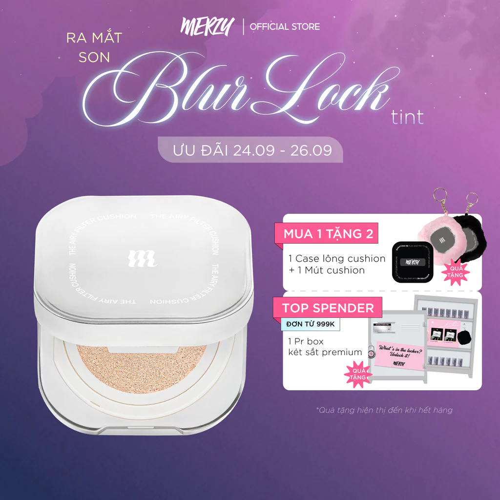 [NEW] Phấn Nước Che Phủ Cao, Mịn Lì Merzy The Airy Filter Cushion 11g