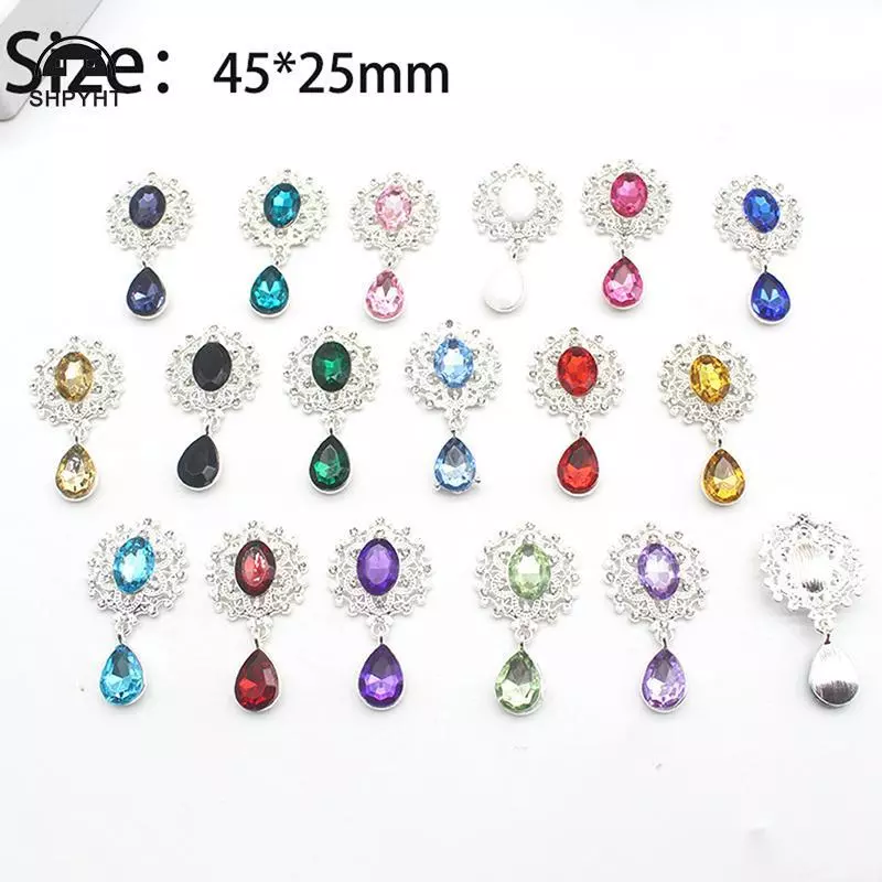 [SHPYHT] Trâm cài sáng 45 * 25mm Pha lê Phụ kiện thời trang Tuyệt đẹp Lời mời đám cưới Ngày lễ Trang trí sáng tạo Mới
