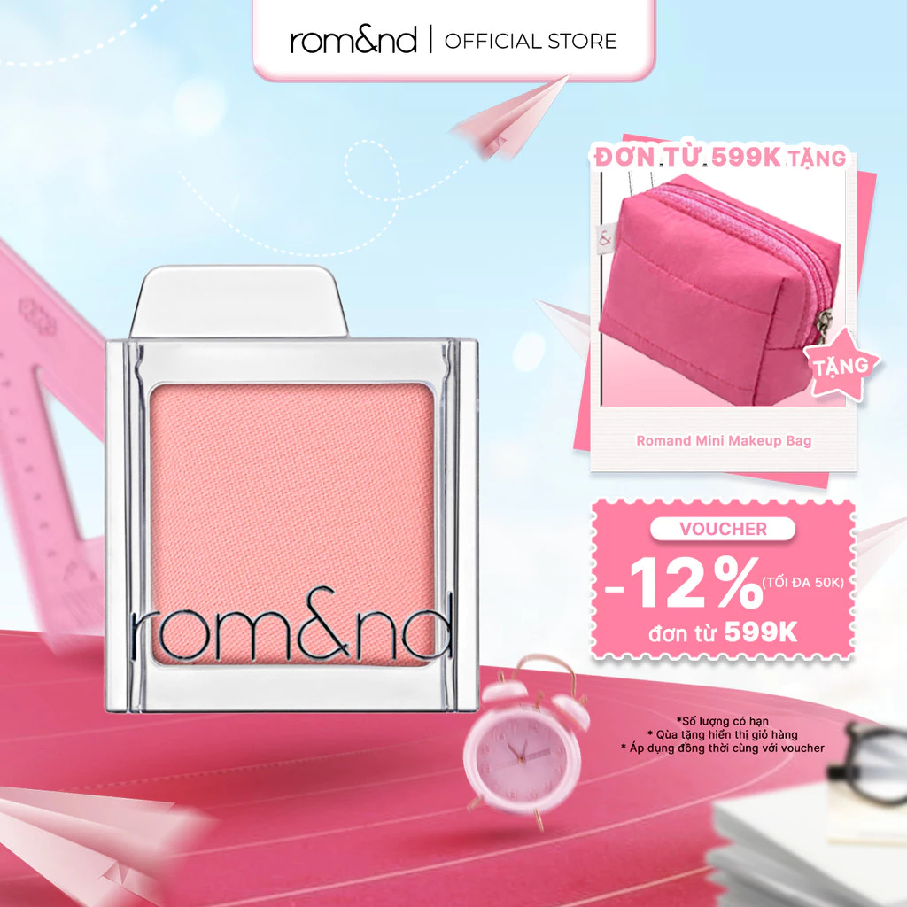 [Rom&nd] Bảng phấn mắt mini Romand Slide In Single