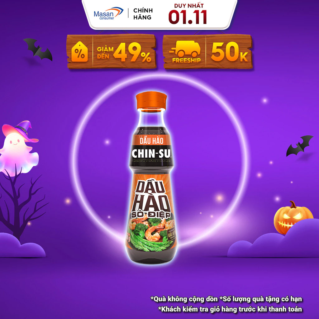 Dầu hào Chin-Su sò điệp - chai X 820gr