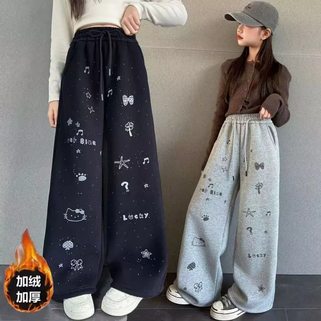 ( bé gái từ 39-50kg) Quần ống rộng cho bé gái dáng dài phong cách trẻ trung năng động-thubaa