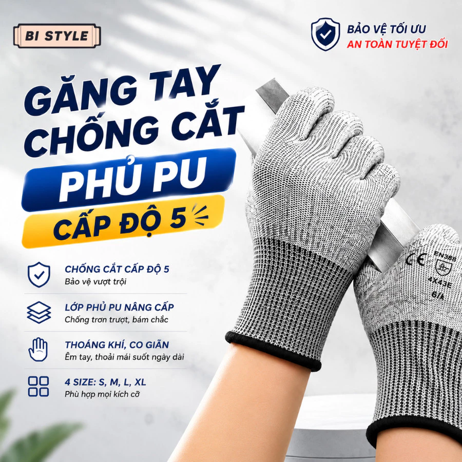 Một Cặp Găng Tay Bảo Vệ Chống Xốp Cấp 5, Lưới Bảo Vệ Bằng Thép Không Gỉ Để Cắt Thịt