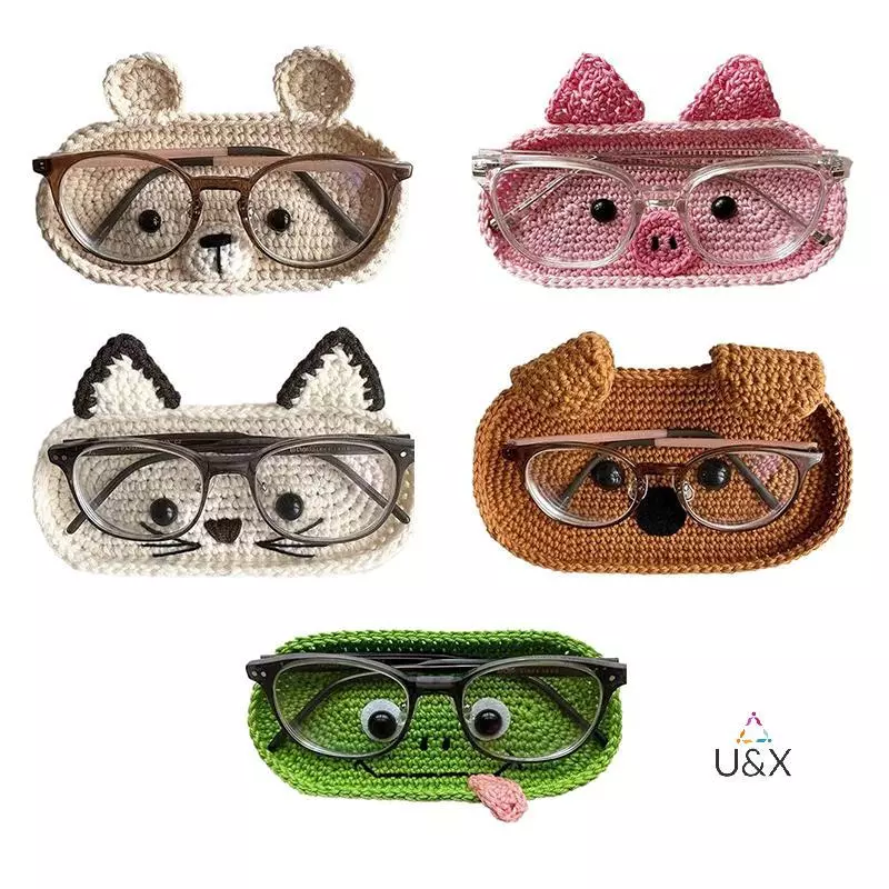 Giá đỡ kính móc U & X – Giá đỡ kính mắt cho bàn làm việc & đầu giường – Hộp đựng kính mắt dễ thương & sắp xếp MỚI