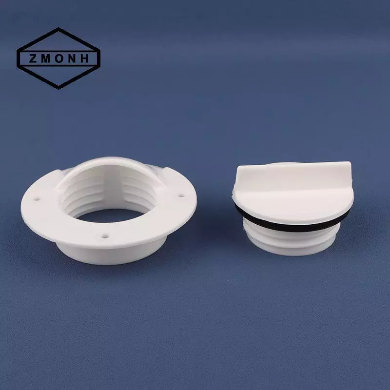 ZMONH Universal White Boat Plug Vít Cap Mount Bung Stopper Marine Boat Drain Plug Vít Cap Cho Fish Wells Thuyền Tủ Đông Du Thuyền * mới