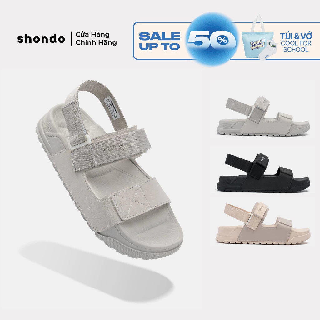 Giày Sandal Nam Nữ Platy 4 Lite Bánh Mì, Siêu Nhẹ Shondo Nhiều Màu