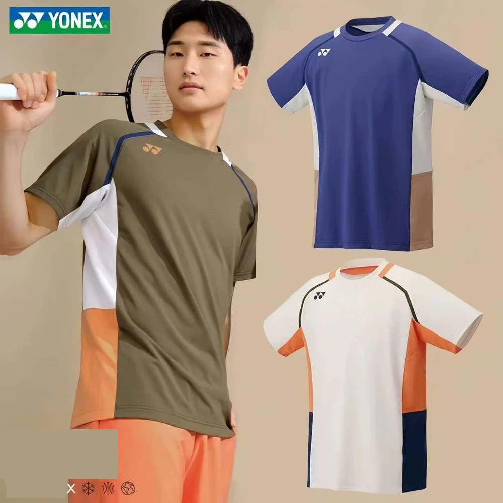 Áo cầu lông nam Pro Style Hàn Quốc – Áo sơ mi tay ngắn cấp độ thi đấu, nhẹ để tập luyện hàng ngày, trận đấu & Rallies chuyên sâu cao
